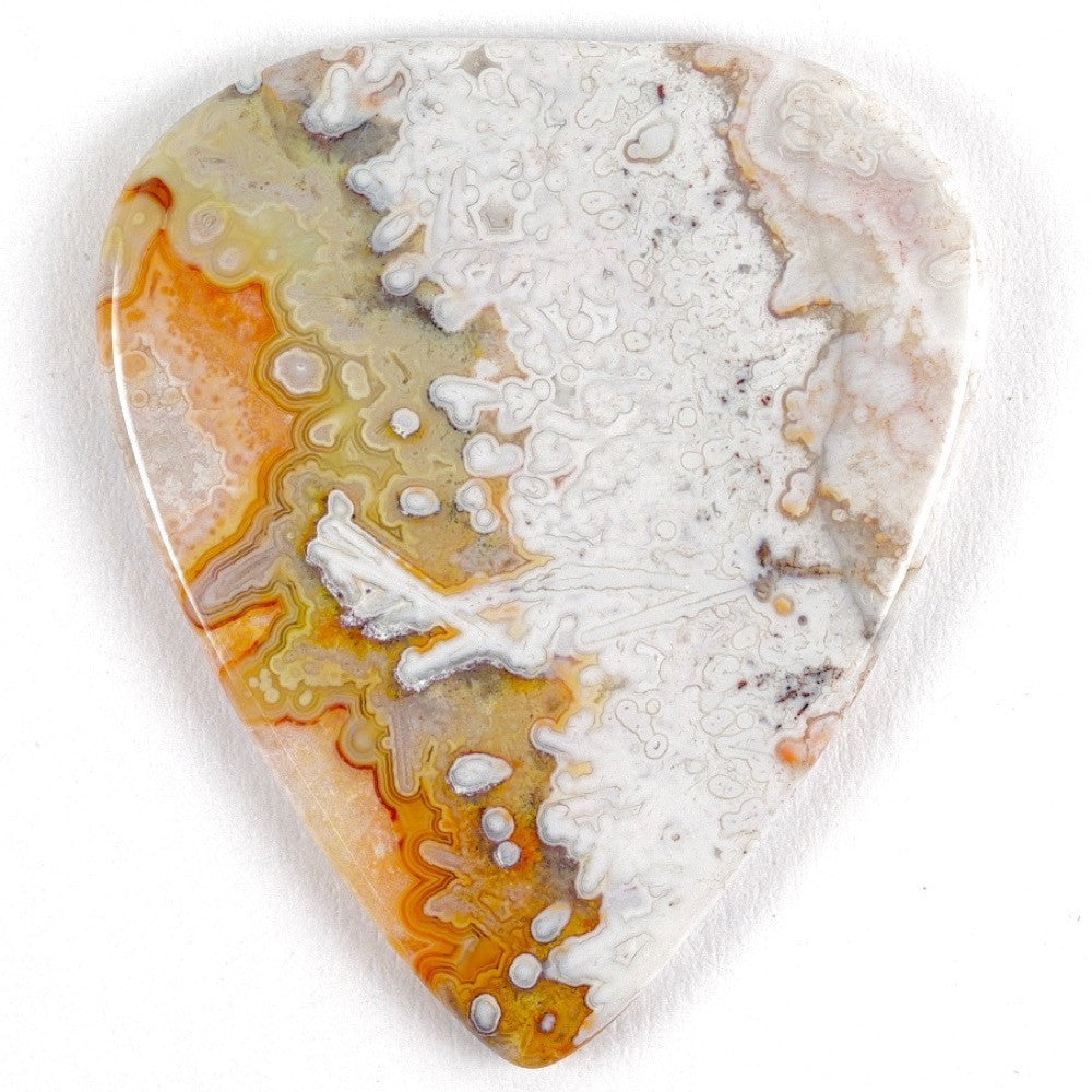 Crazy Lace Agate - Stone Guitar Pick
