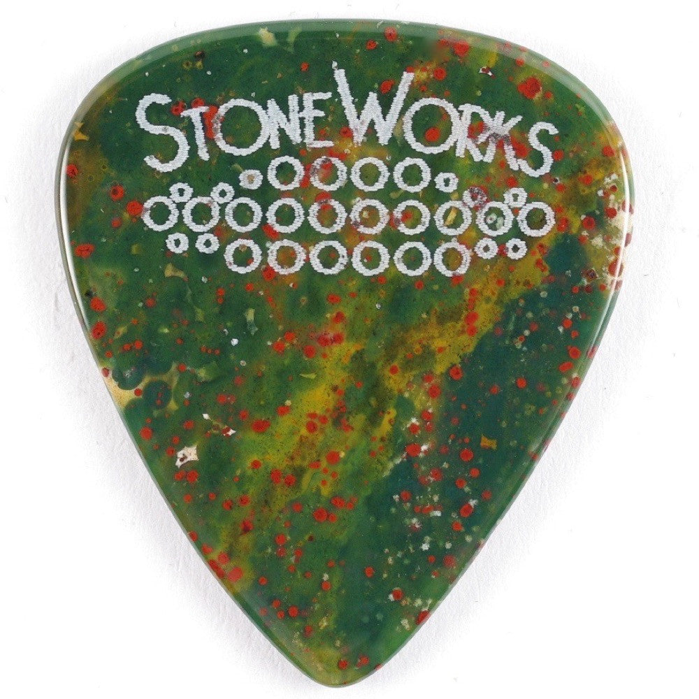 Fancy Jasper - Stone Guitar Pick