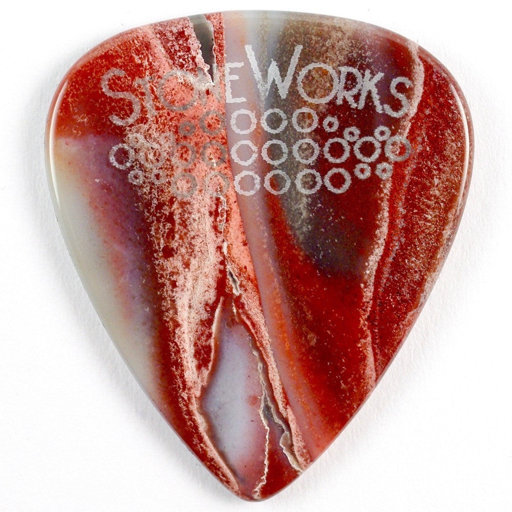 Serape Jasper - Stone Guitar Pick