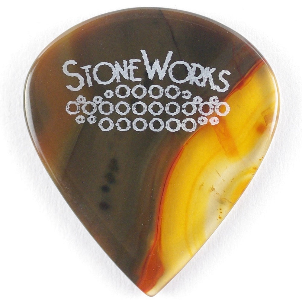 Condor Agate - Jazz Size Stone Guitar Pick