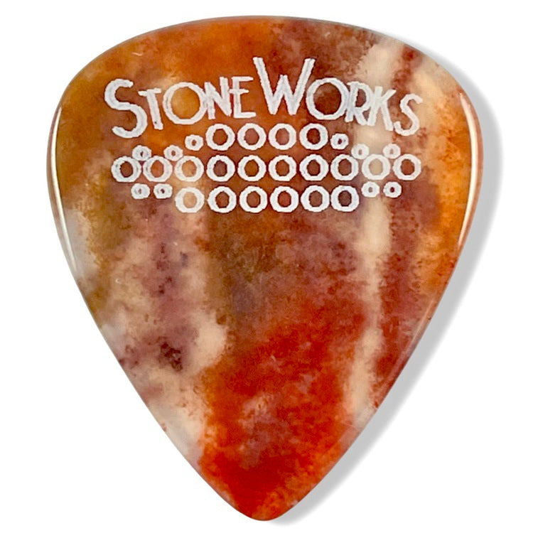Red Flame Agate - Thin