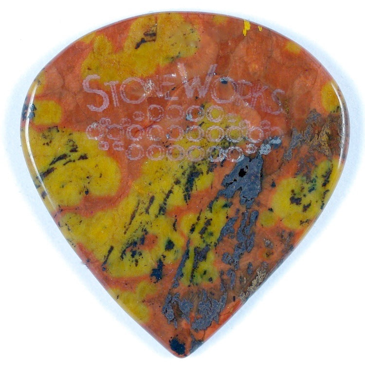 Flame Agate - Jazz Size- Thin