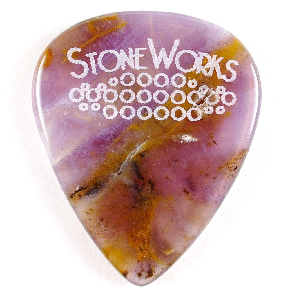 Amethyst Sage - Stone Guitar Pick
