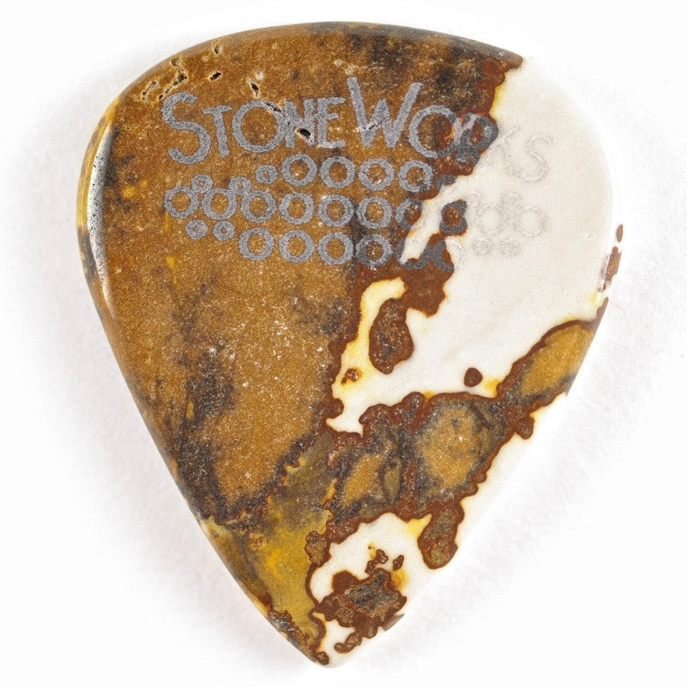 China Hollow Jasper - Stone Guitar Pick