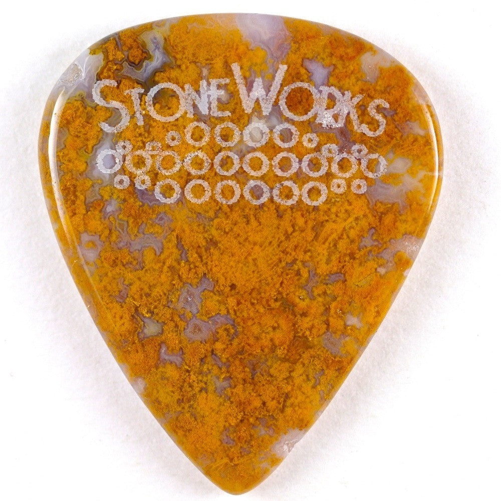 Moss Agate - Stone Guitar Pick