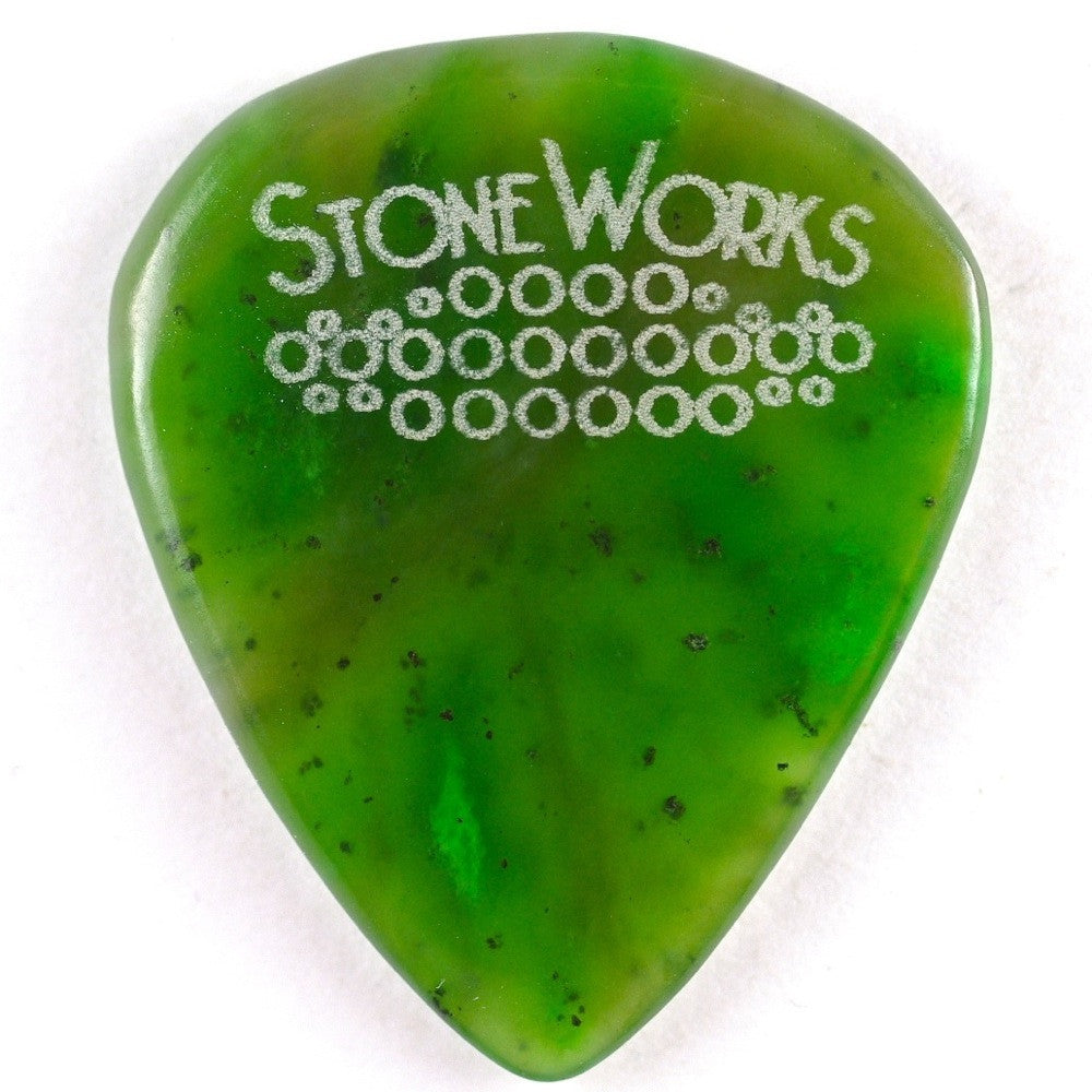 Polar Jade - Stone Guitar Pick