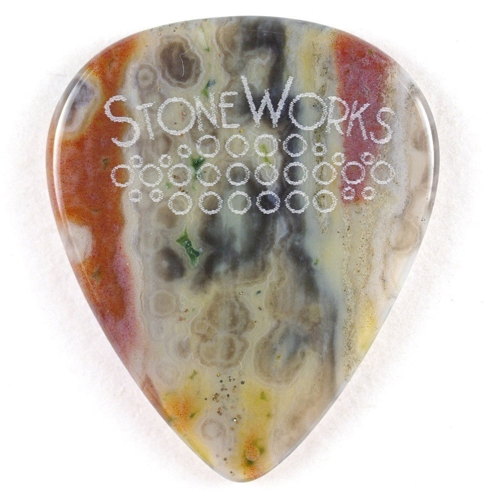 Ocean Jasper - Stone Guitar Pick