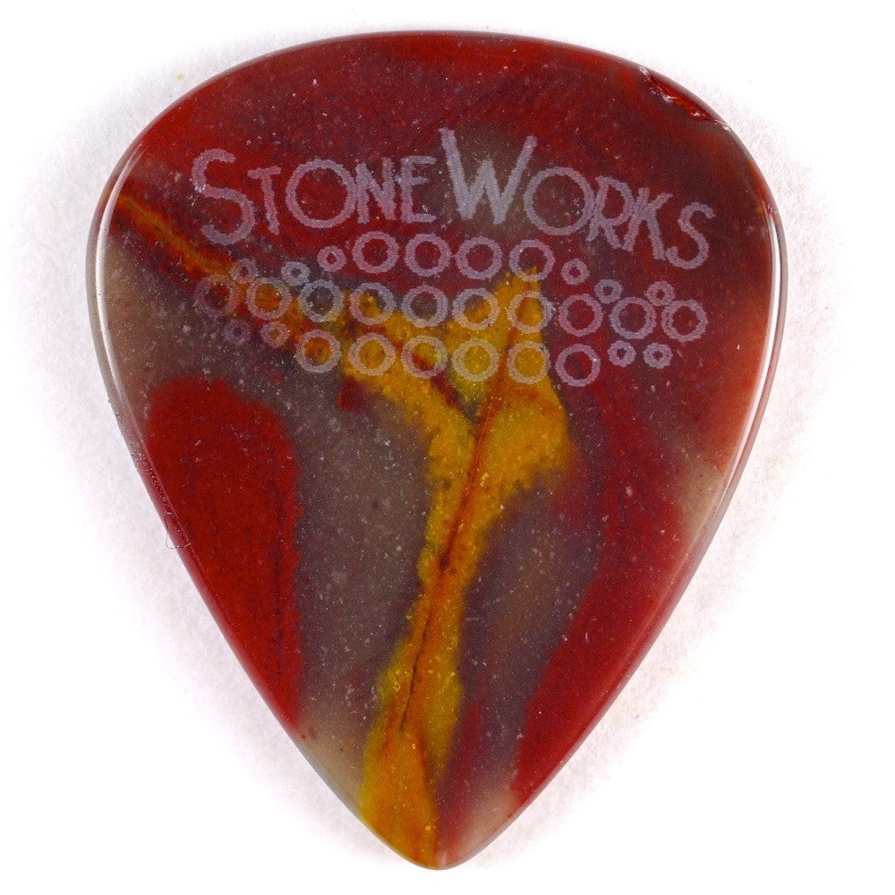 Serape Jasper - Stone Guitar Pick