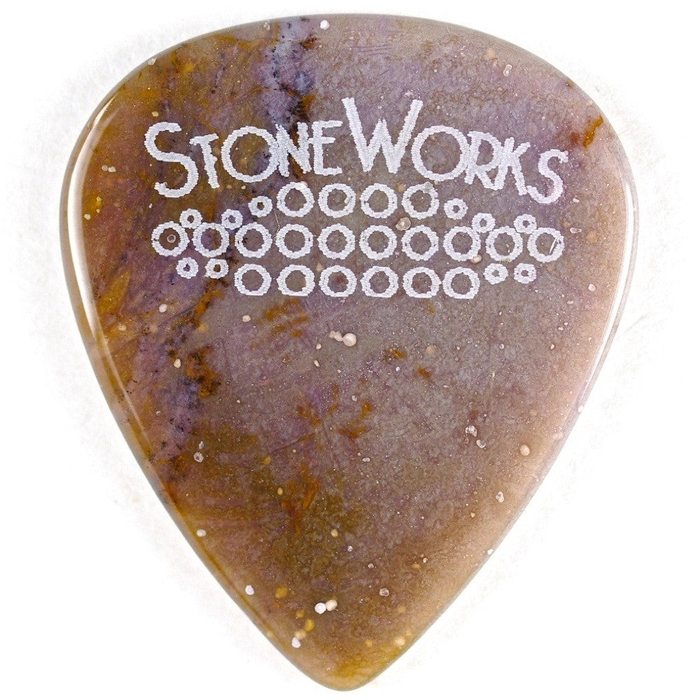Sponge Agate - Stone Guitar Pick