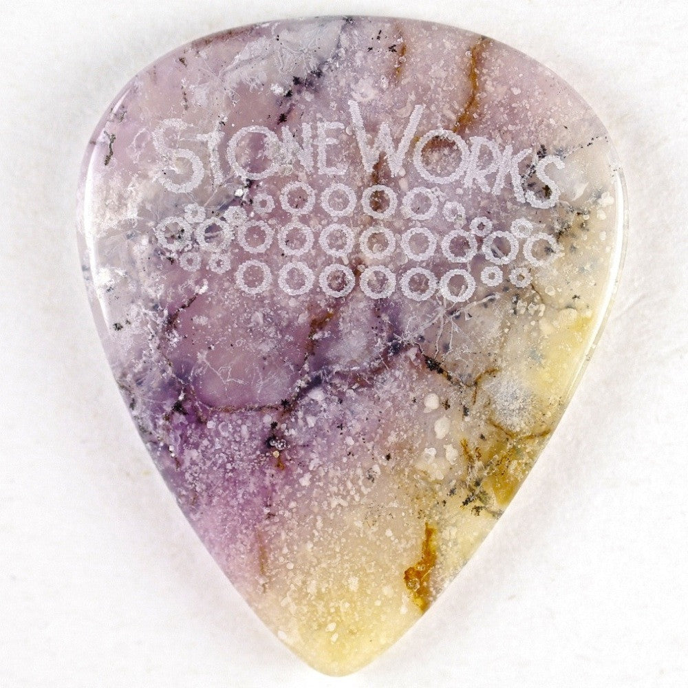 Sponge Agate - Stone Guitar Pick