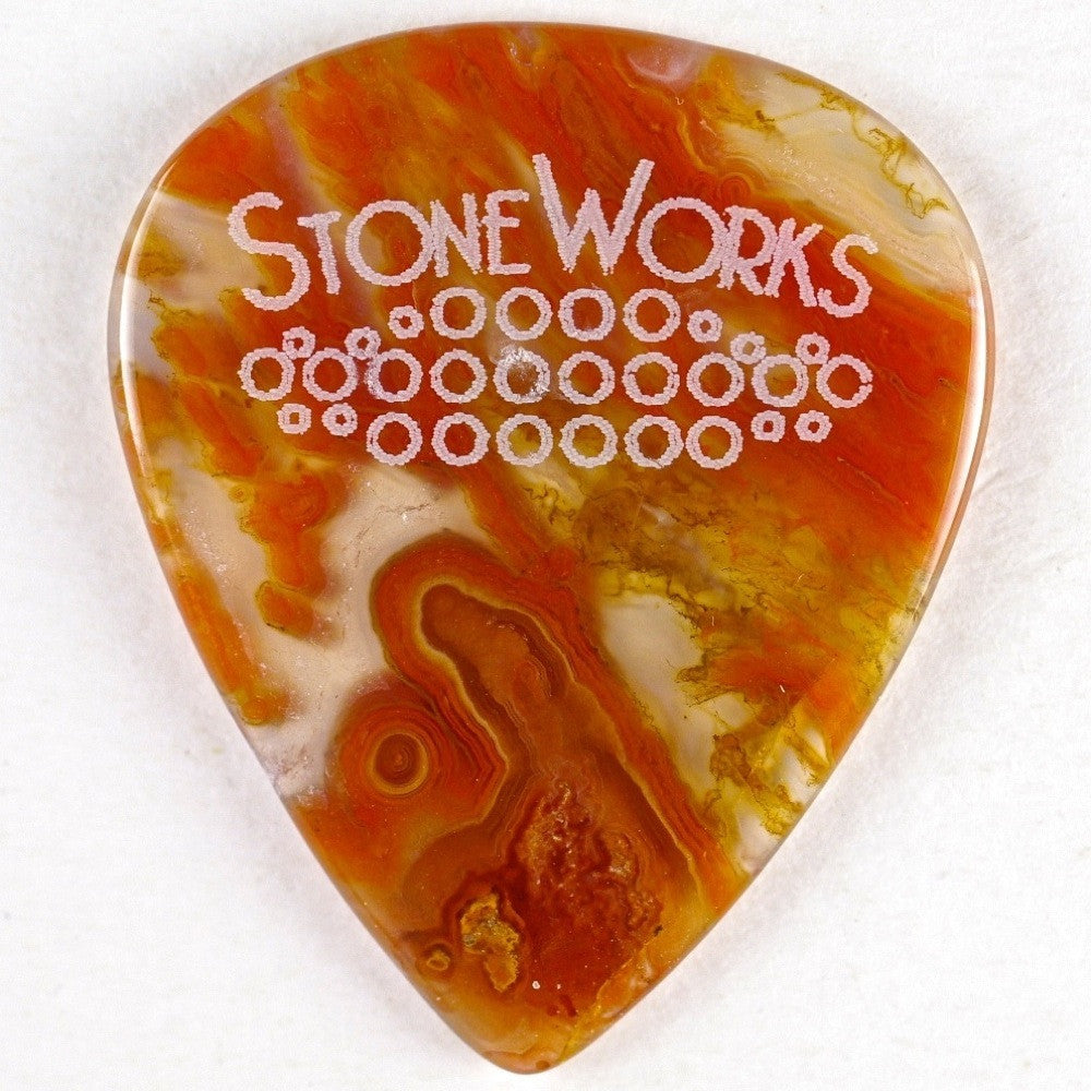 Moss Agate - Stone Guitar Picks