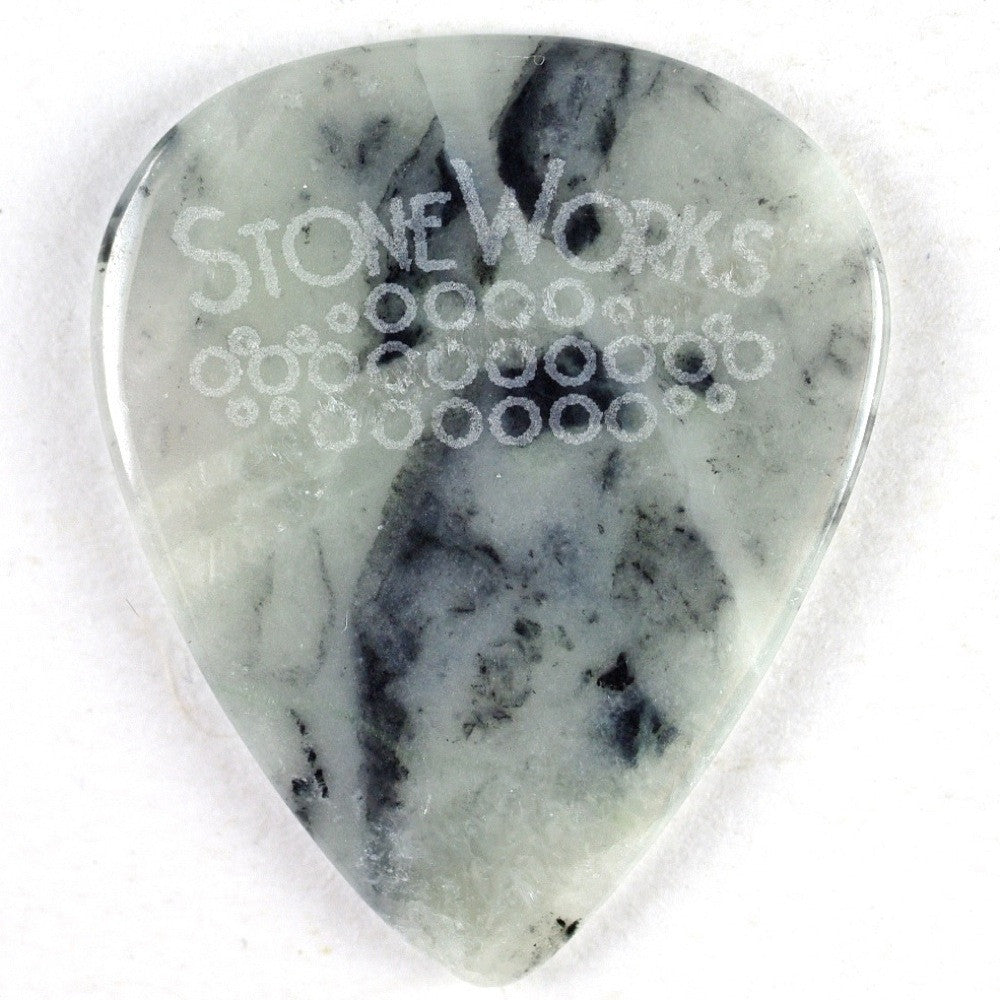 California Ice Jade - Stone Guitar Pick