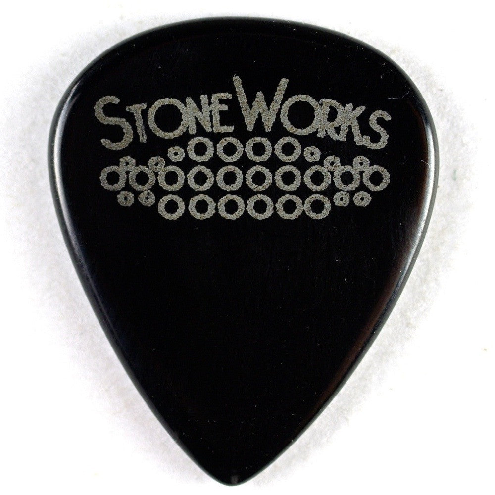 Australian Black Jade - Stone Guitar Pick