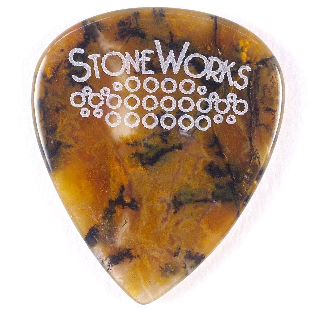 Amethyst Sage -Stone Guitar Pick