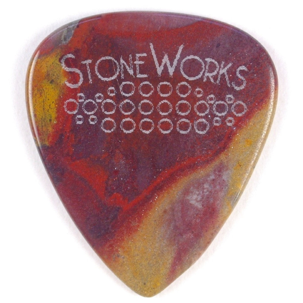 Serape Jasper - Stone Guitar Pick