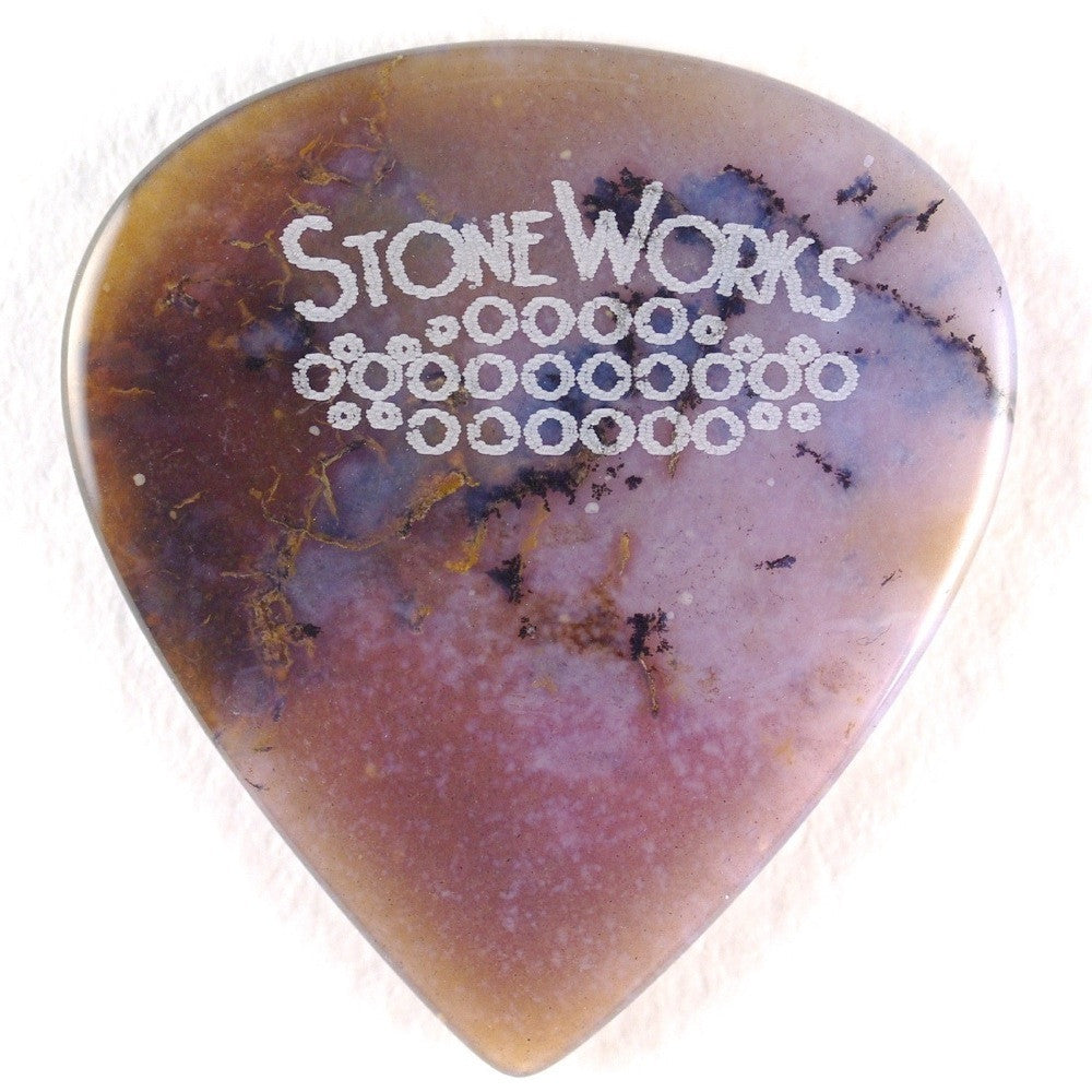 Sponge Agate - Stone Guitar Pick