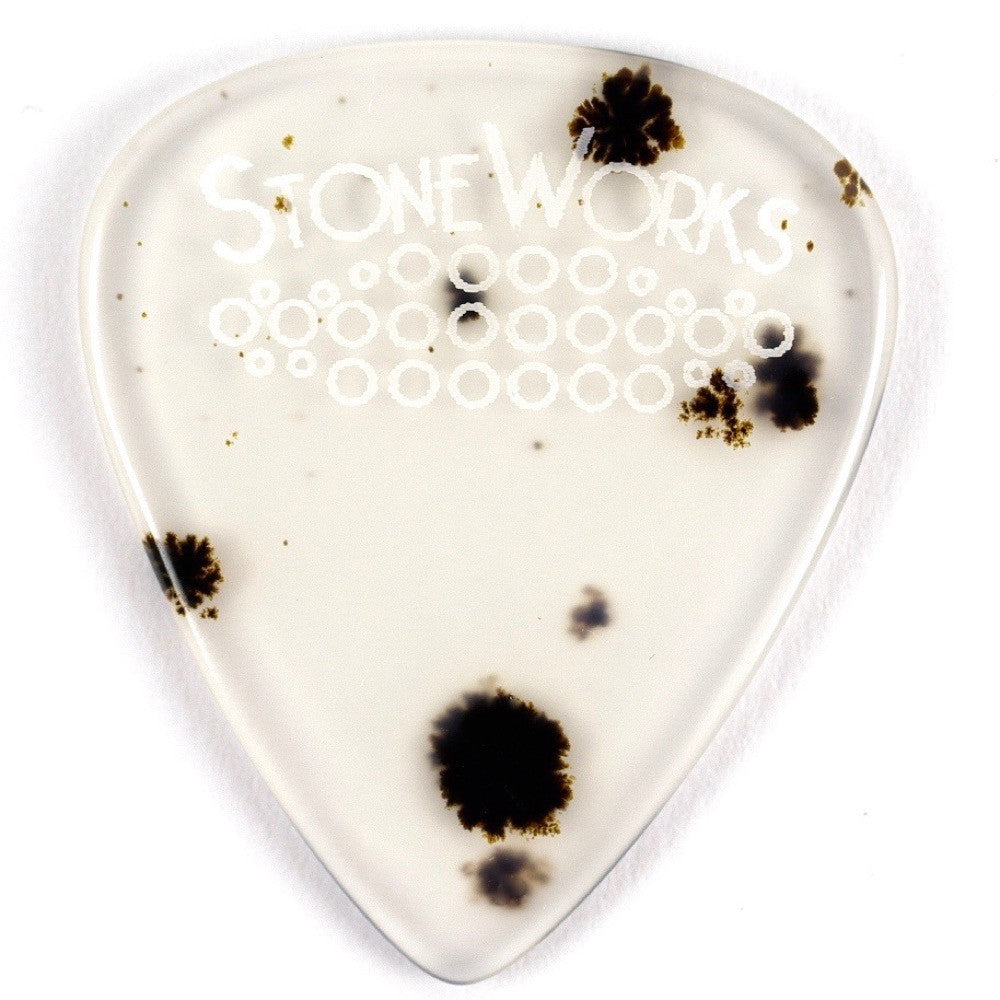 Montana Moss Agate - Stone Guitar Pick