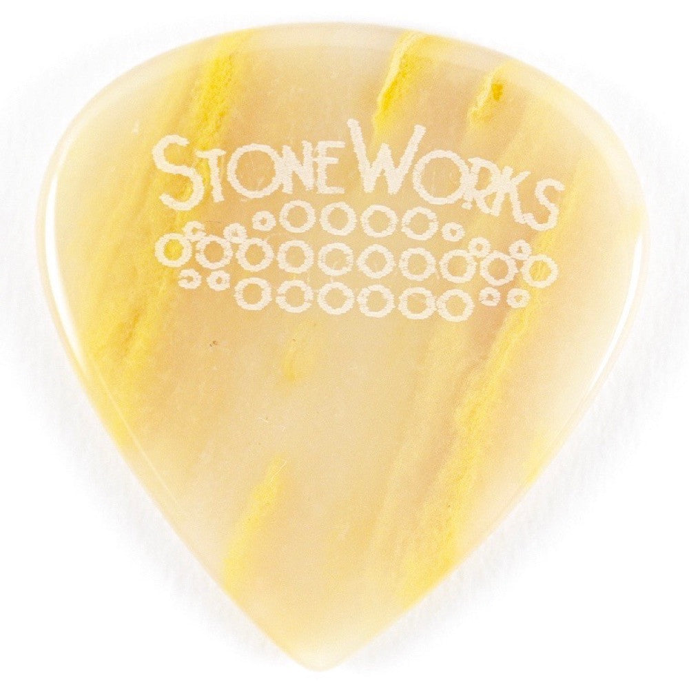 Ocean Wave Agate - Jazz Size Stone Guitar Pick