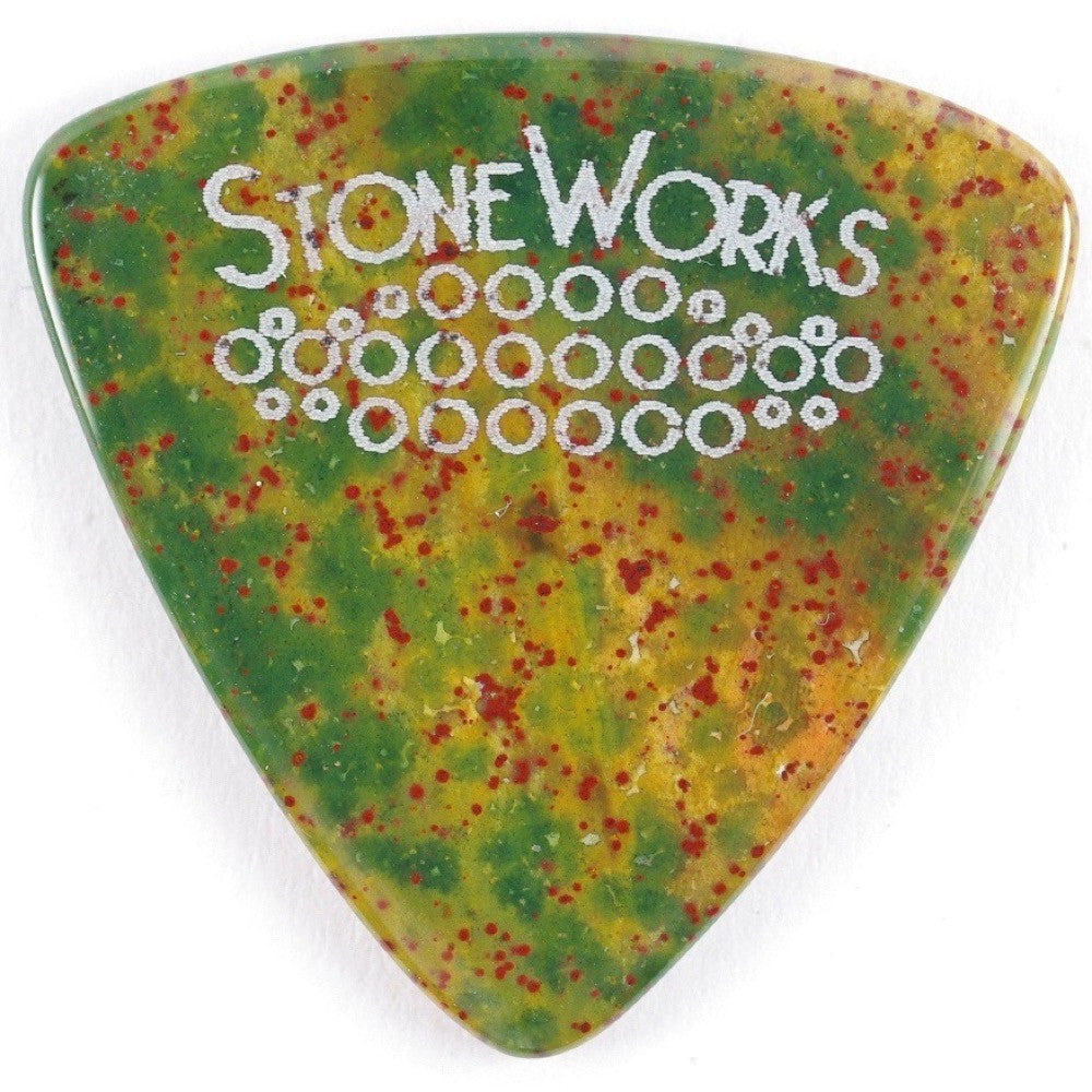 Fancy Jasper - Triangle Stone Guitar Pick