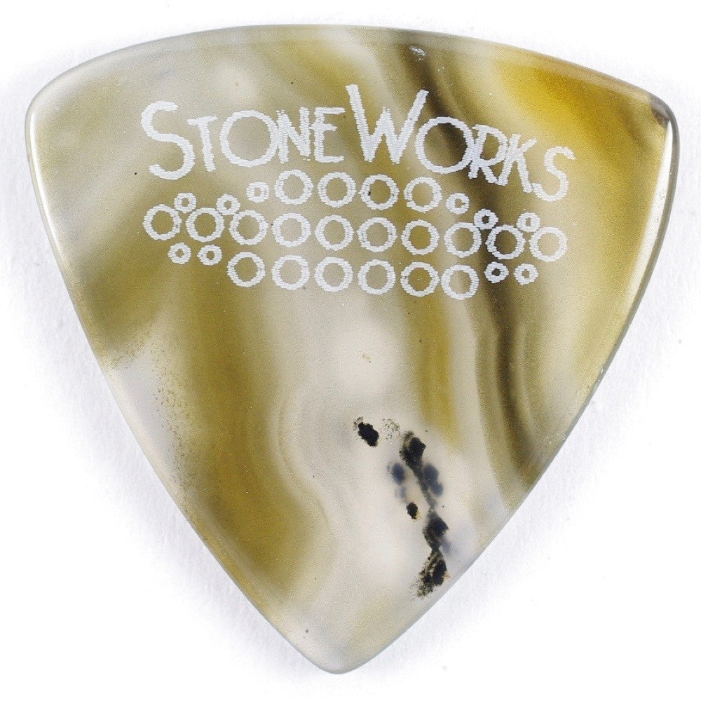 Brazilian Agate - Triangle Stone Guitar Pick