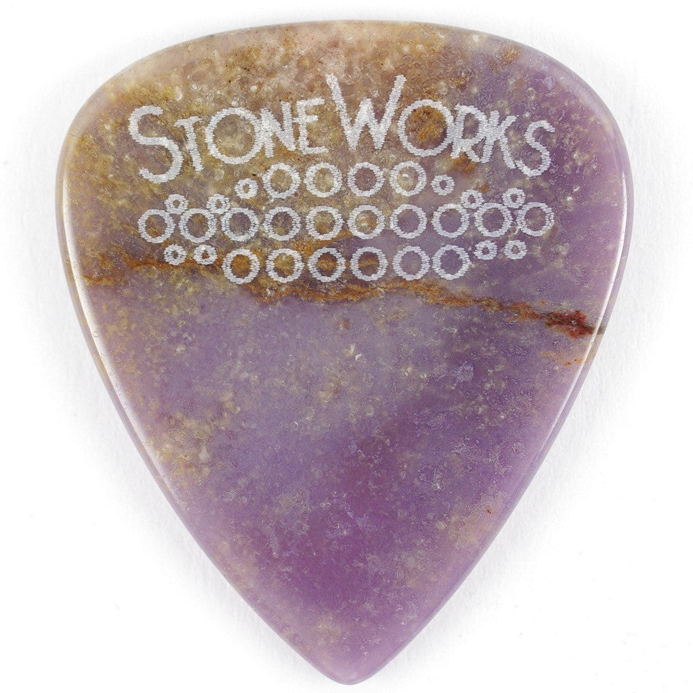 Burro Creek Agate - Stone Guitar Pick