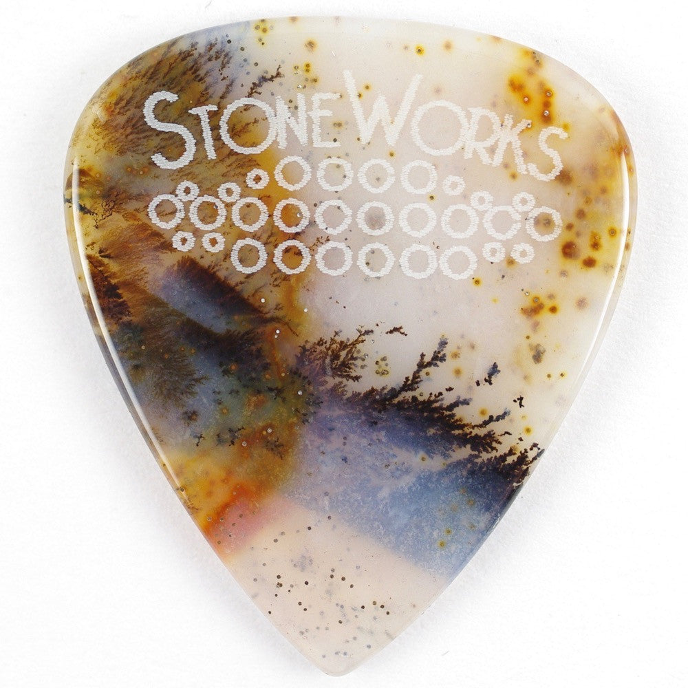 Snake River Agate - Stone Guitar Pick