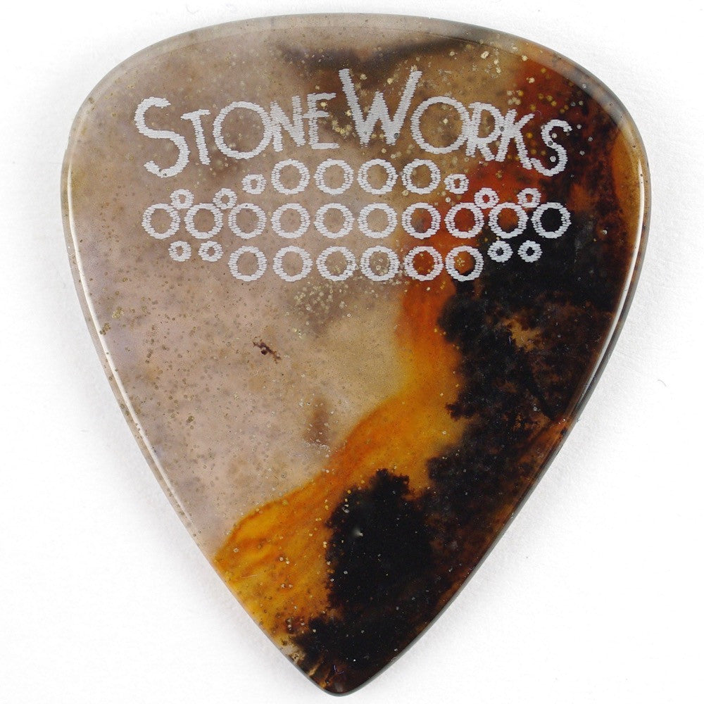 Snake River Agate - Stone Guitar Pick