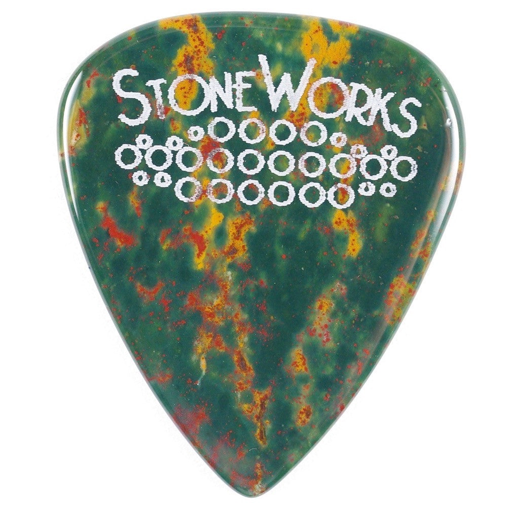 Fancy Jasper - Stone Guitar Pick