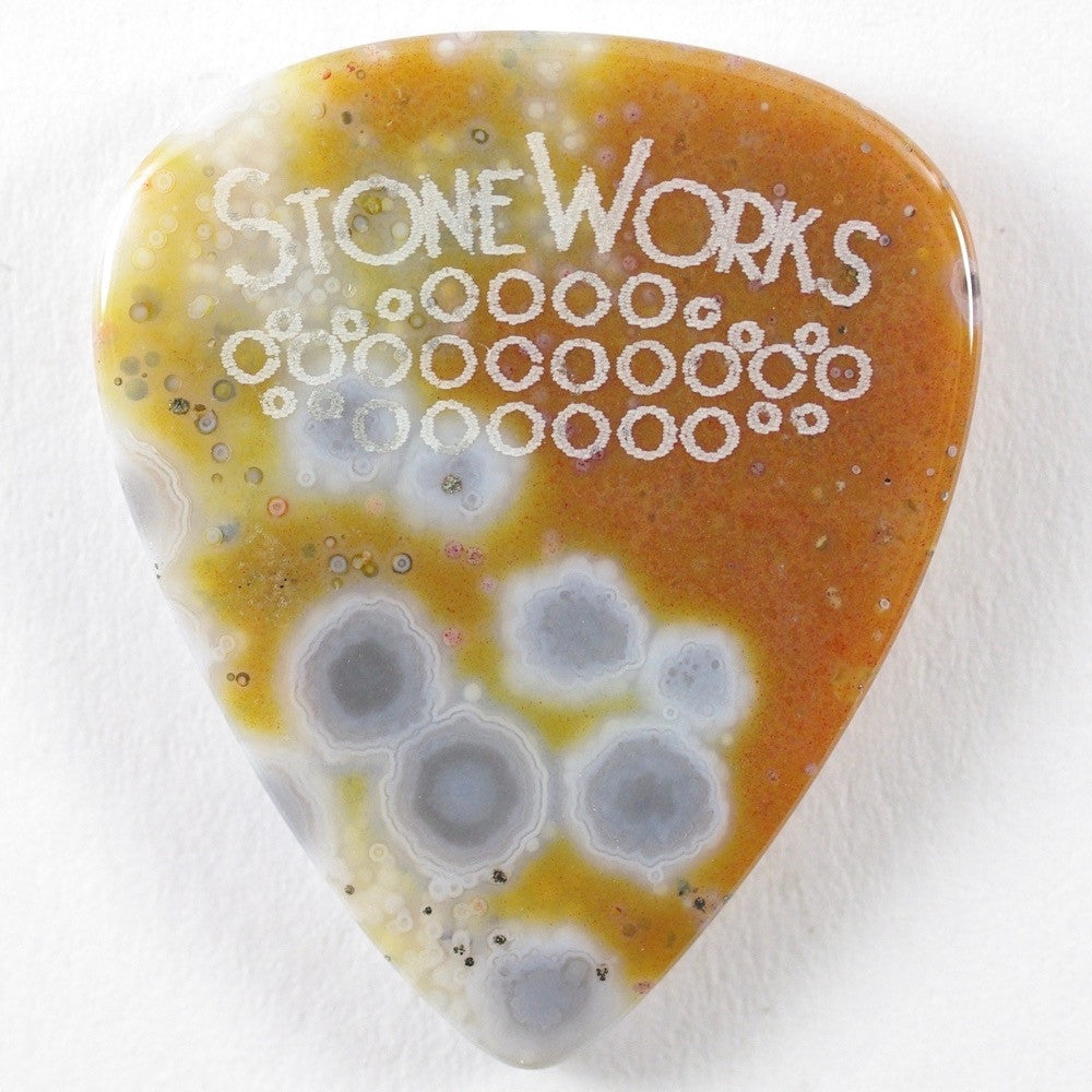 Ocean Jasper - Stone Guitar Pick