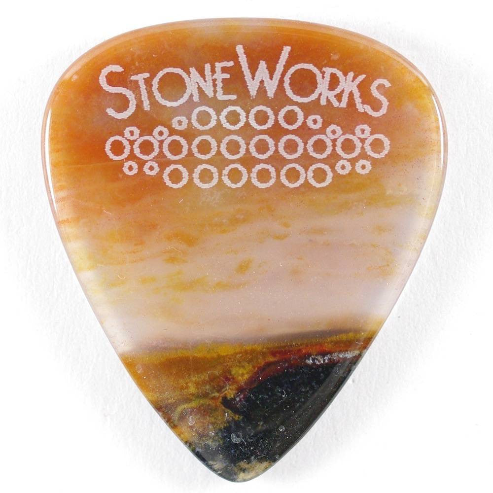 Jafar Jasper - Stone Guitar Pick