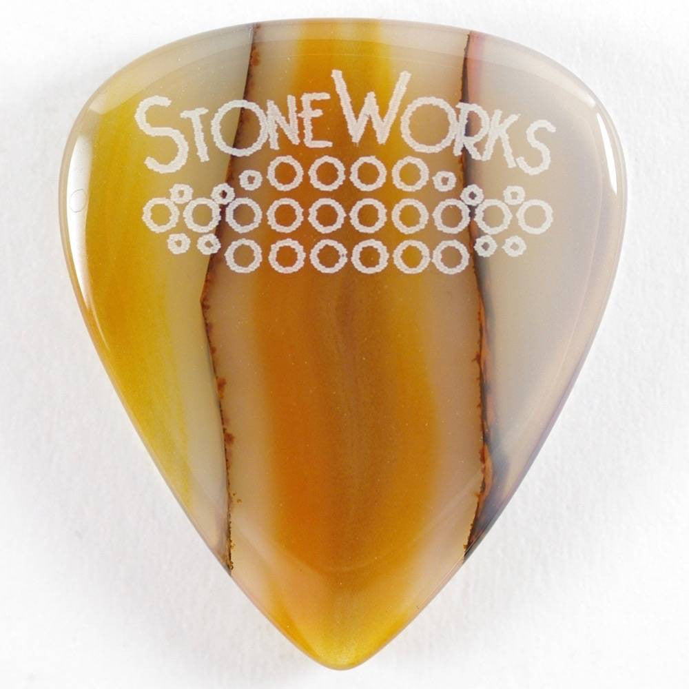 Brazilian Agate - Stone Guitar Pick