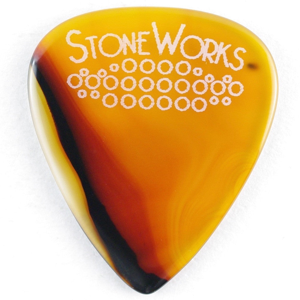 Montana Moss Agate- Stone Guitar Pick