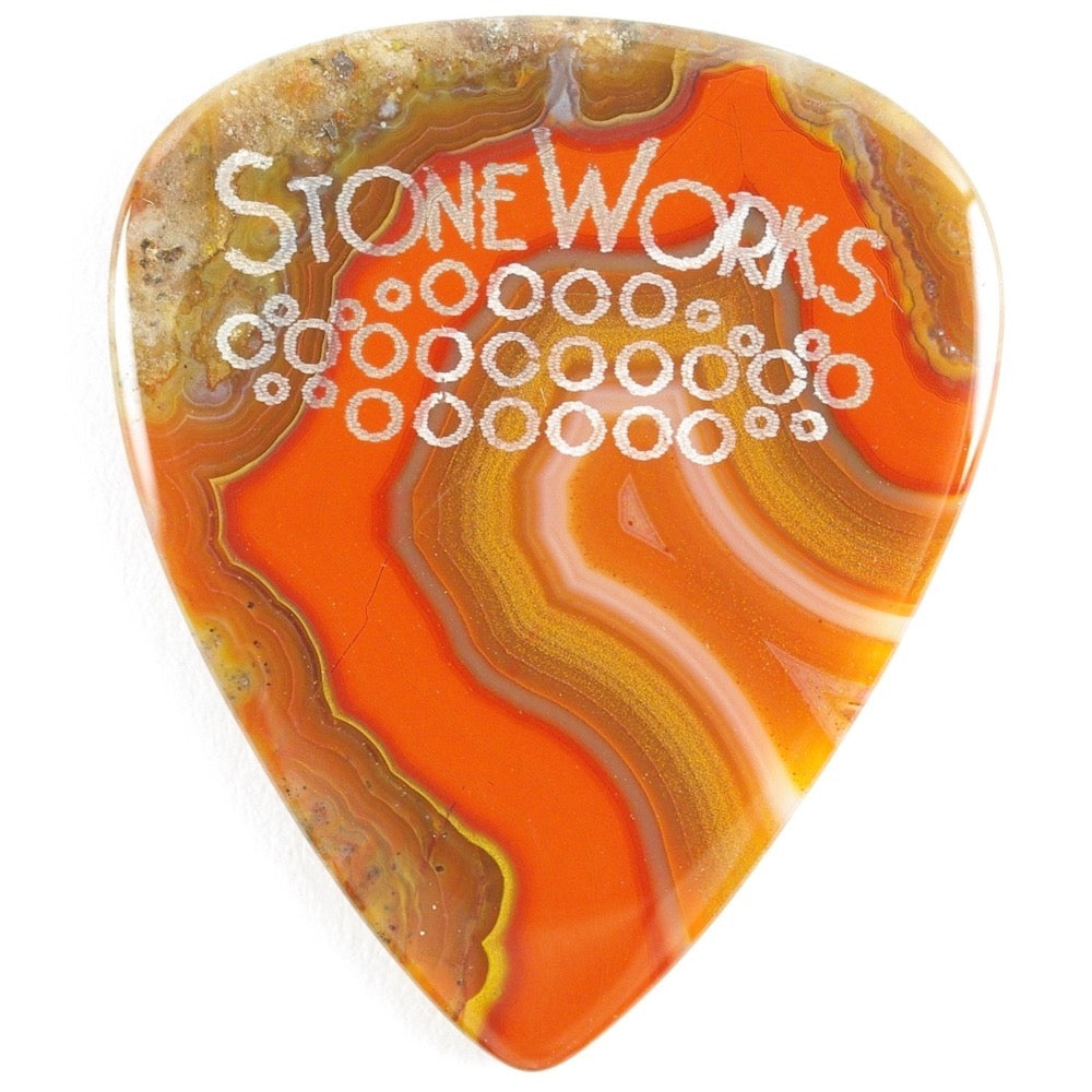 Moroccan Agate - Stone Guitar Pick