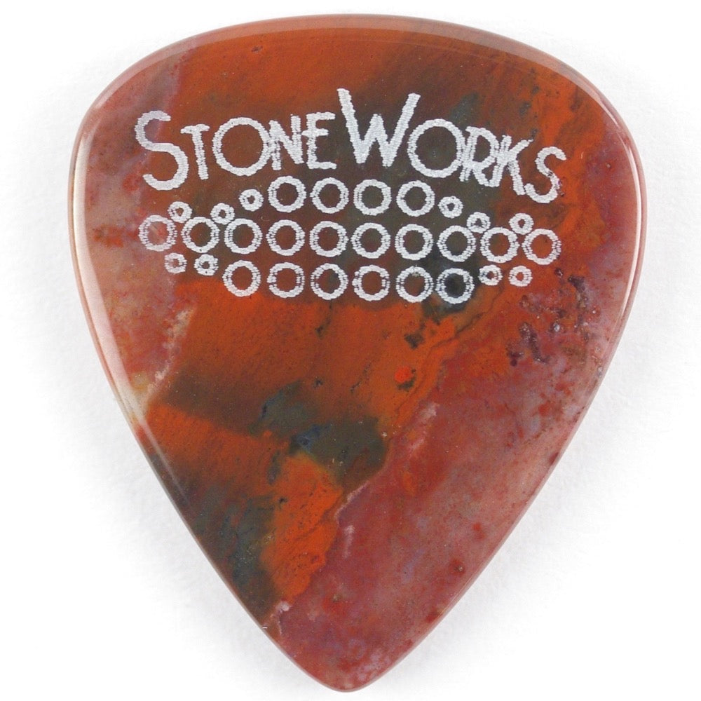 Fancy Jasper - Stone Guitar Pick