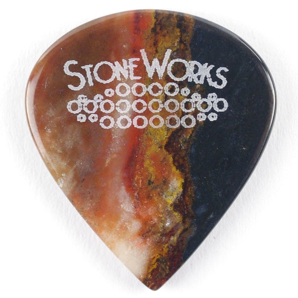 Jafar Jasper - Jazz Size Stone Guitar Pick