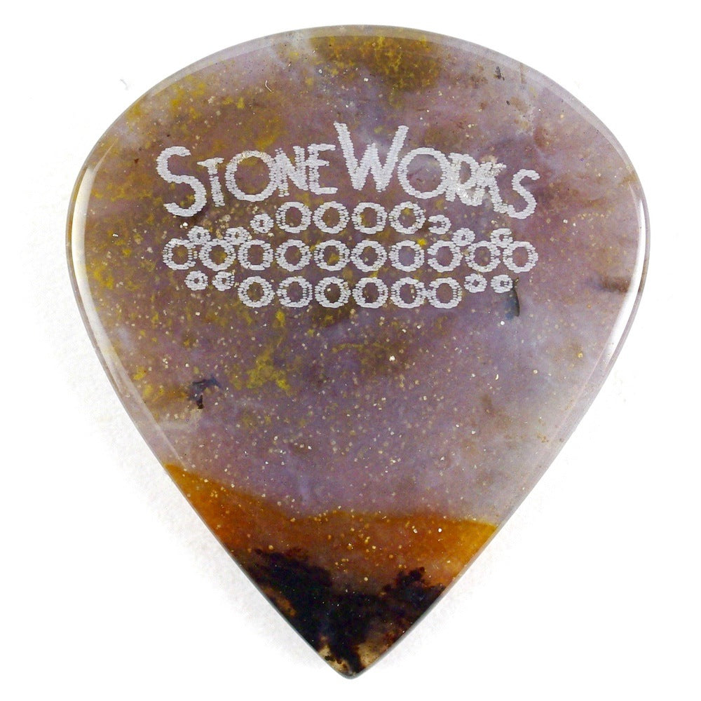 Snake River Agate - Jazz Size Stone Guitar Pick