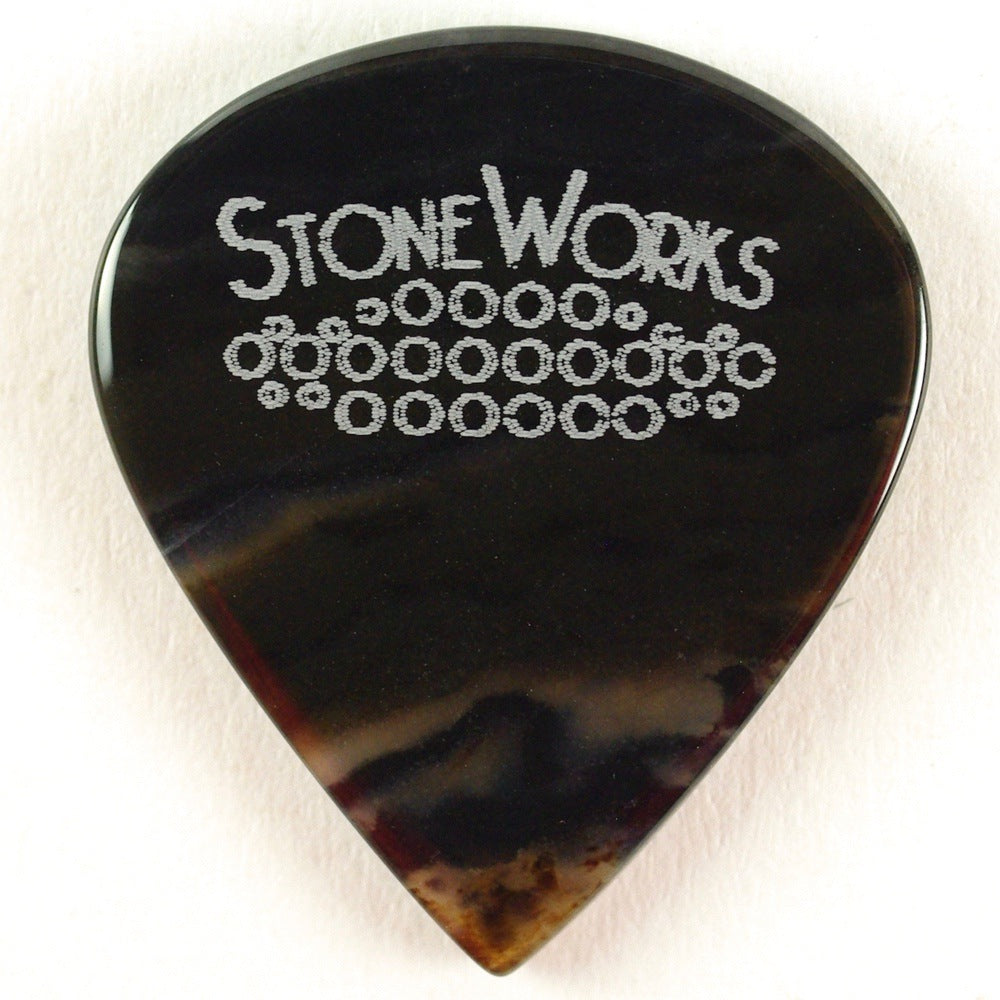 Jafar Jasper - Jazz Size Stone Guitar Pick