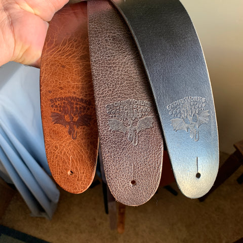 StoneWorks Leather Guitar Strap