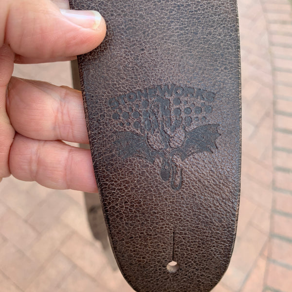 StoneWorks Leather Guitar Strap